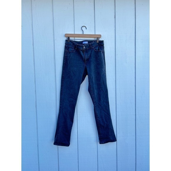 LOFT Curvy Straight Women's Stretchy Jeans‎ in Dark Gray, Size 31 - Picture 1 of 6